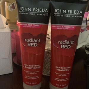 John Frieda radiant red red boosting shampoo and conditioner set